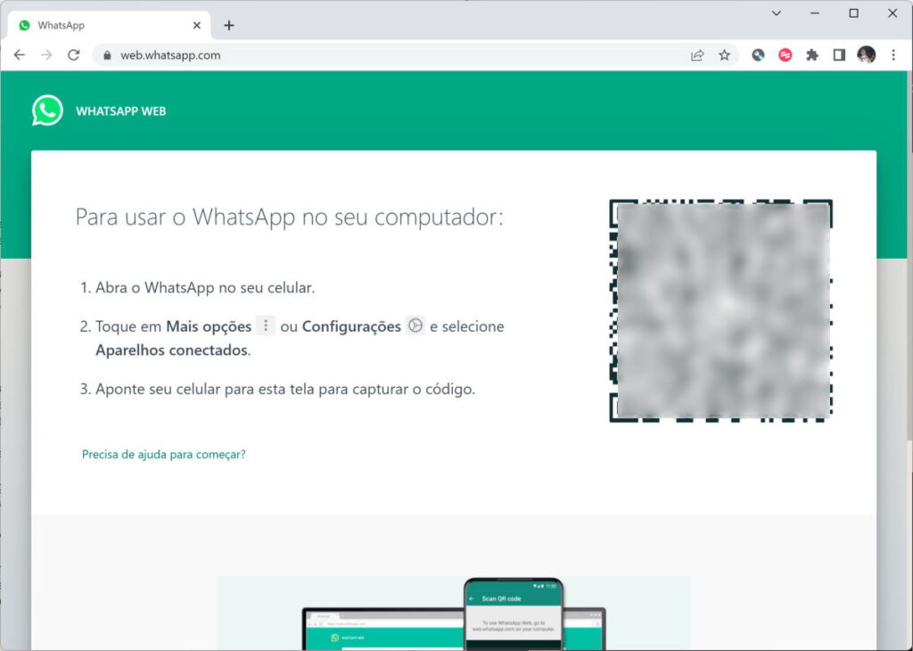 Como recuperar mensagens apagadas no WhatsApp Web - Passo 3