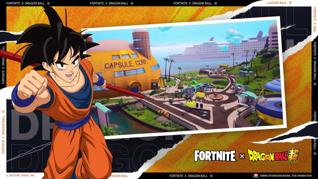 Ilha Dragon Ball no Fortnite