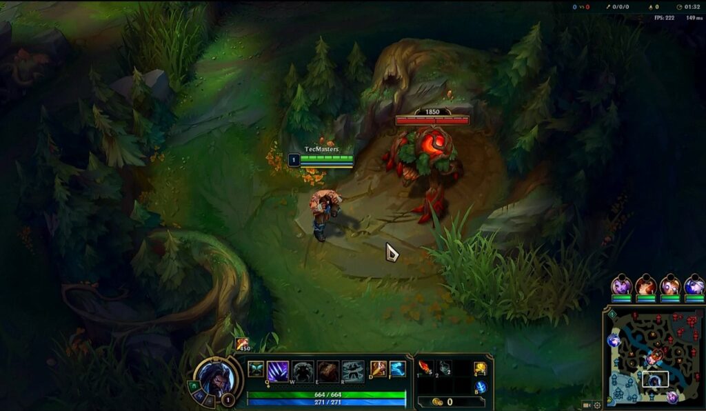 League of Legends como testar Udyr no PBE - Passo 3