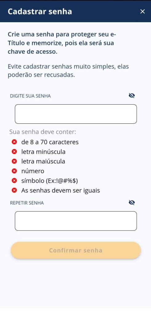 Saiba como baixar o e-Título em seu dispositivo - Passo 6