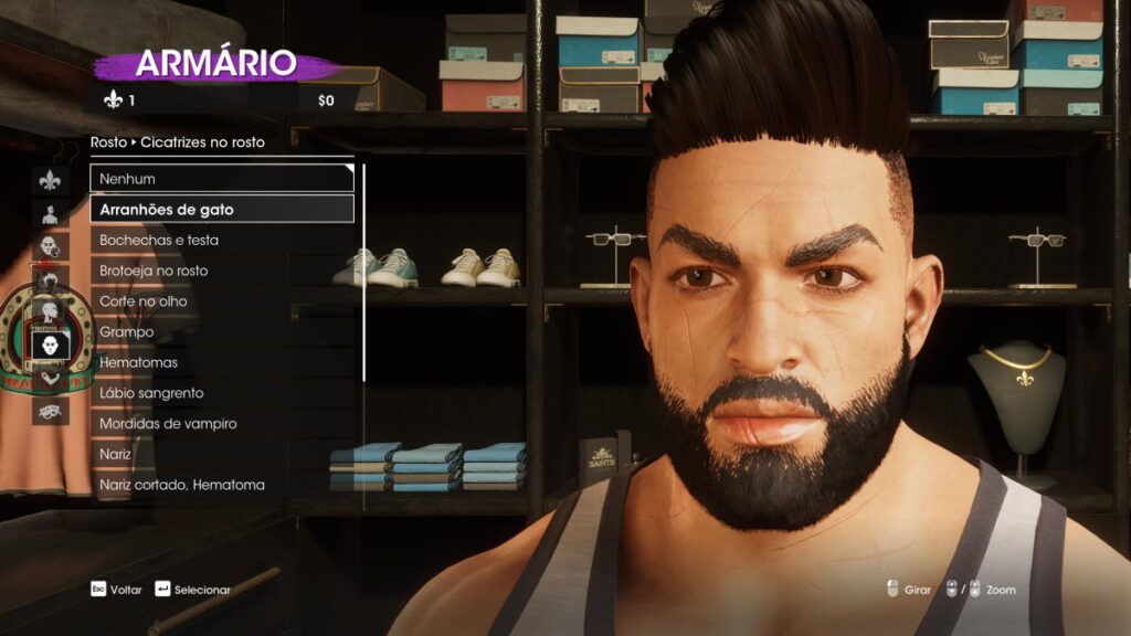 Saints Row - criador de personagens