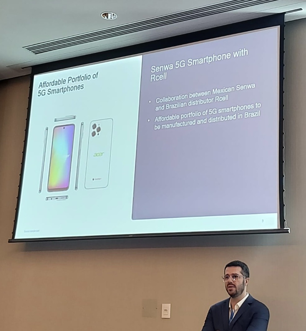 Luis Tonisi, Qualcomm, anuncia celular 5G acessível no Brasil