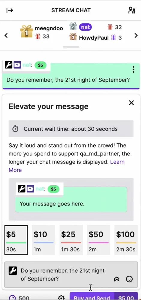 Chat Twitch