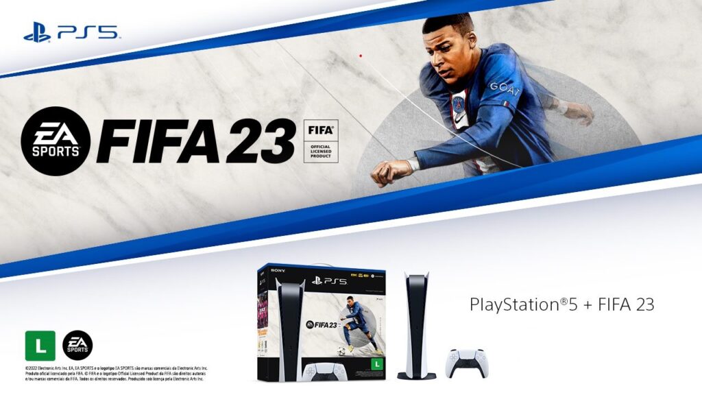 Combo PlayStation 5 com Fifa 23