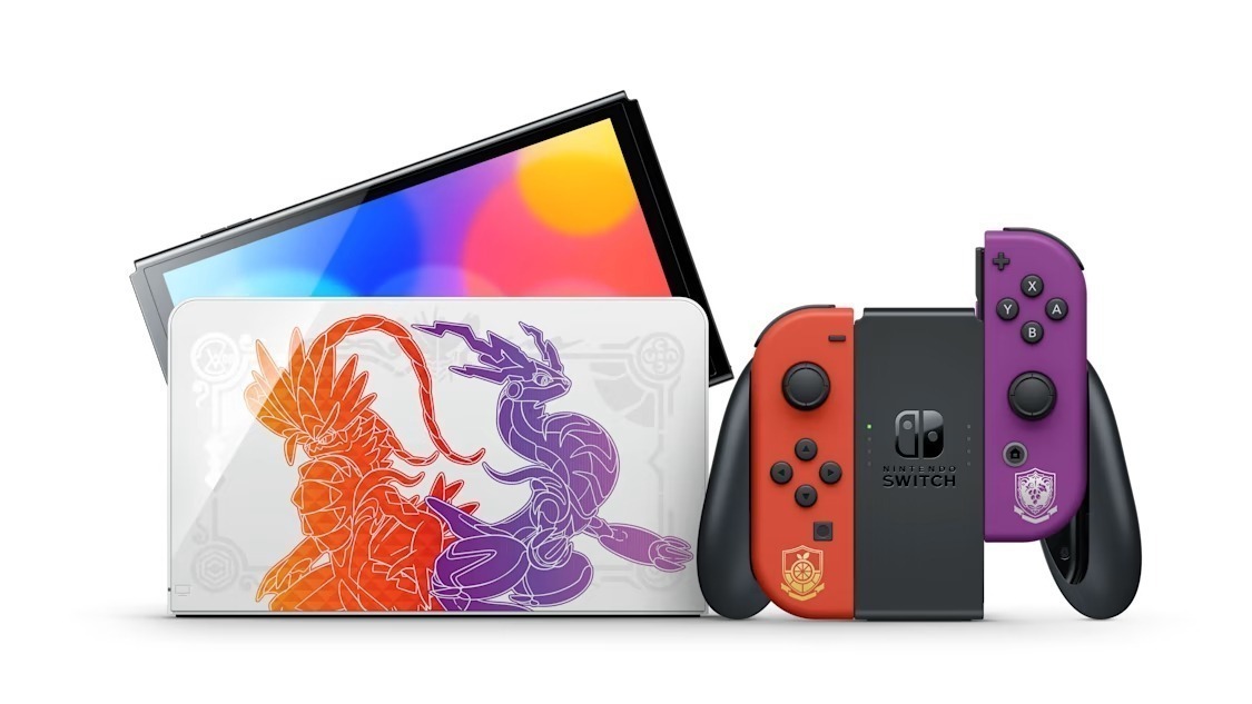 Nintendo Switch OLED ganhará versão inspirada em Pokémon Scarlet e Violet