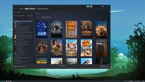 Steam no Linux Manjaro