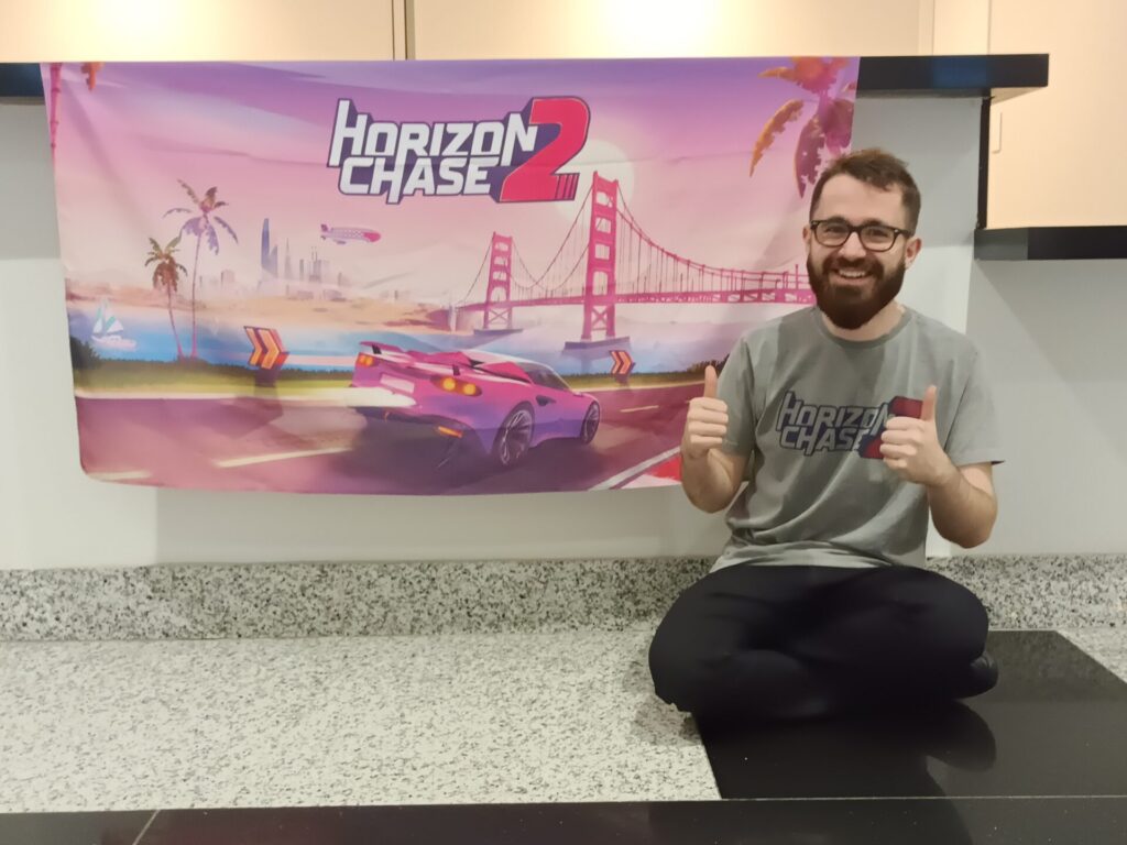 Matheus Cunegato, designer principal de Horizon Chase 2