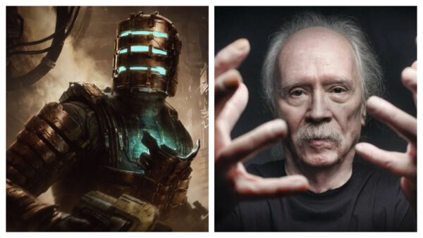 Montagem coloca tela do jogo Dead Space junto do diretor de terror John Carpenter