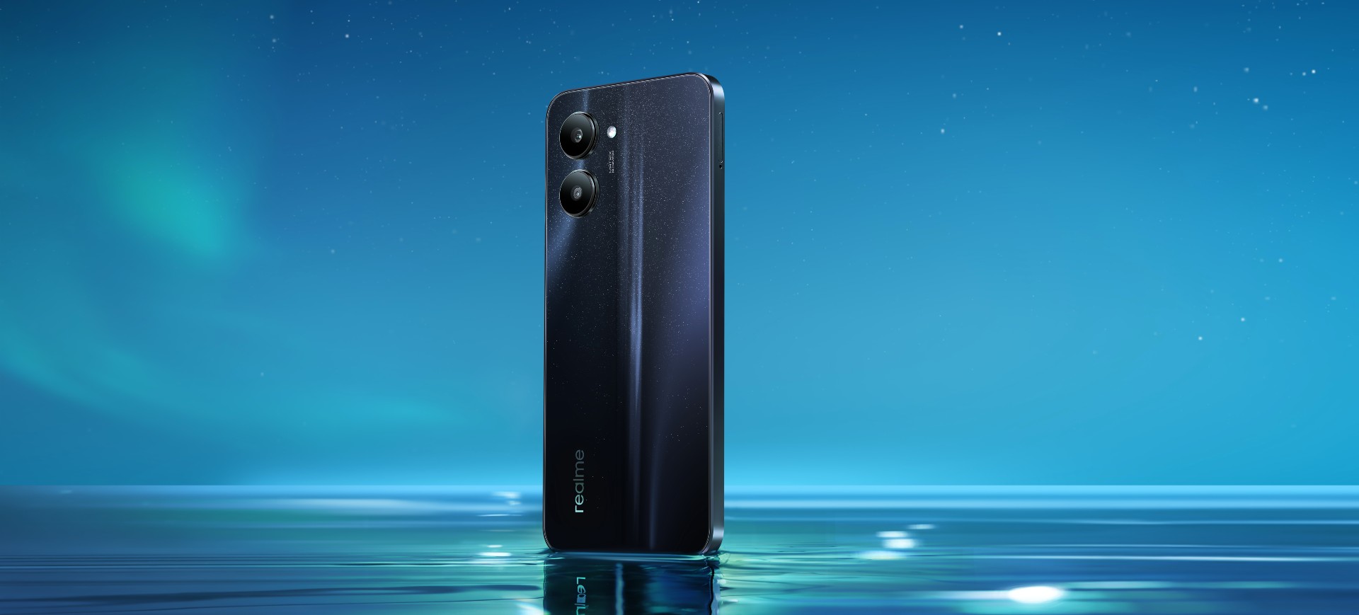 Smartphone realme C33, na cor Night Sea