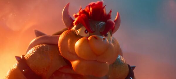 Trecho em que mostra o vilão Bowser, do filme de animação Super Mario Bros. da Nintendo