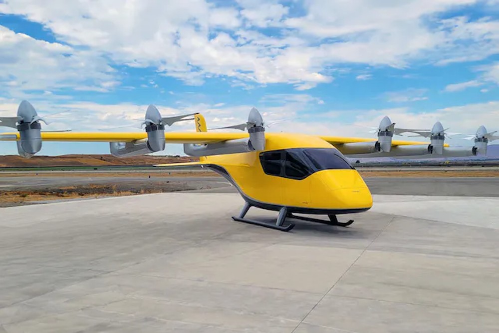 Novo eVTOL lançado pela Wisk Aero e que pode ser veículo de táxi aéreo nos EUA