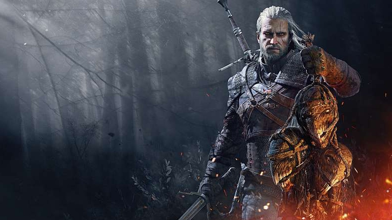 Imagem mostra arte promocional de Witcher 3: Wild Hunt, um jogo da CD Projekt Red