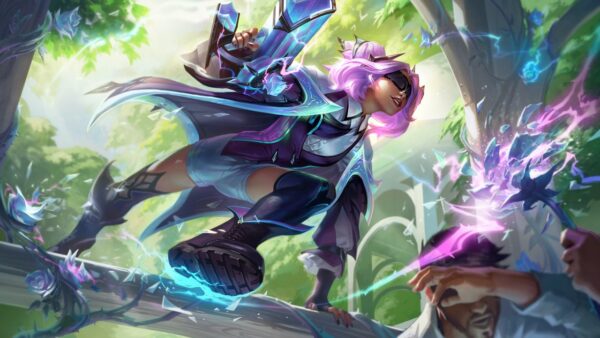 Zeri Rosa Definhada, skin do League of Legends