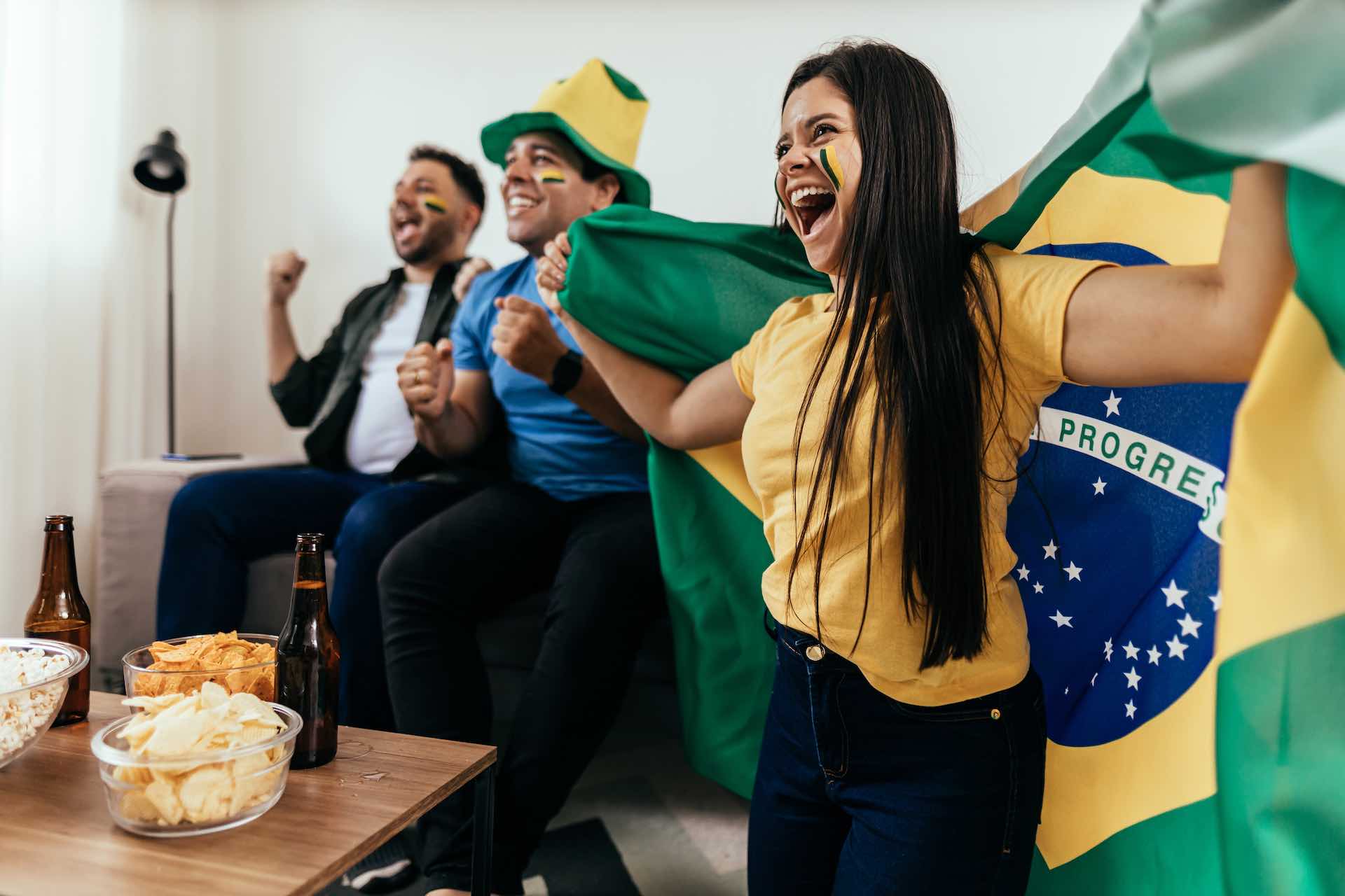 torcida do Brasil na Black Friday do KaBuM!