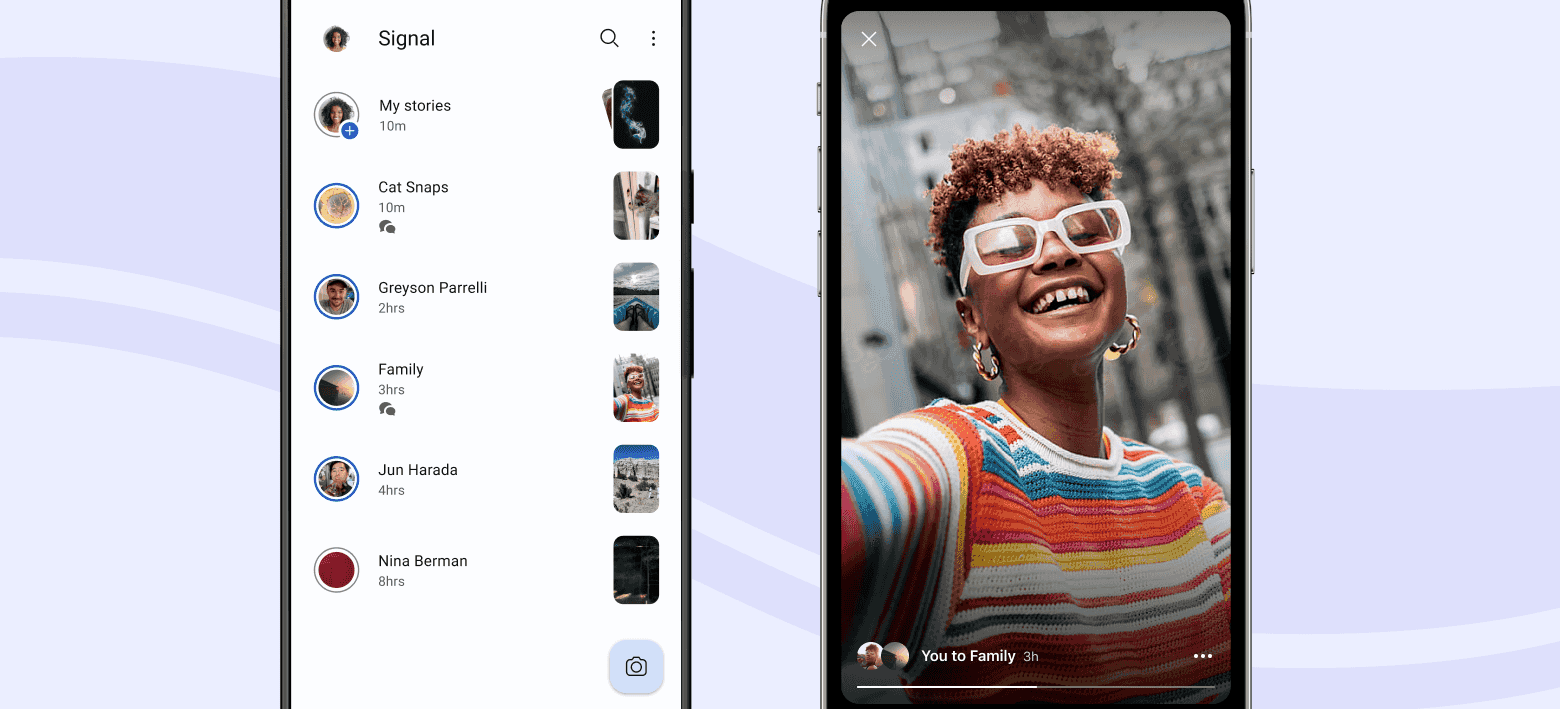 Signal libera oficialmente Stories para usuários de Android e iOS