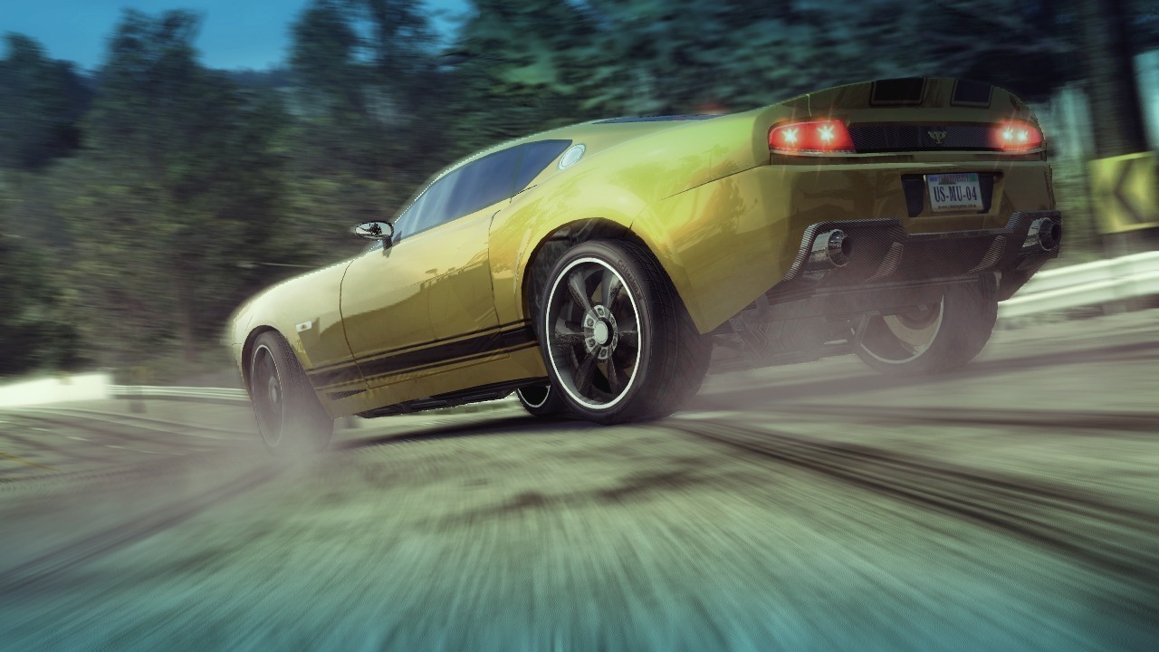 Imagem mostra divulgação de Burnout Paradise, lançado em 2008