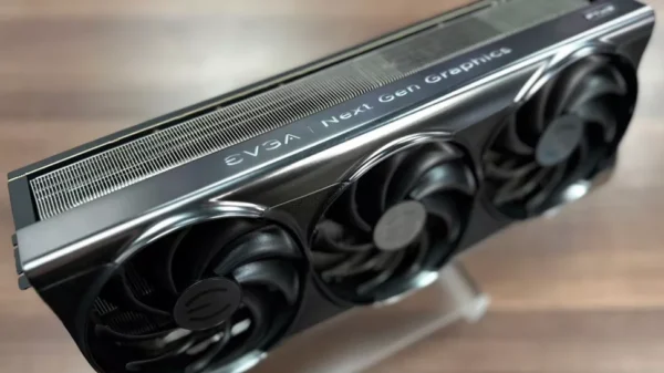 Imagem mostra o que pode ser a última placa de vídeo produzida pela EVGA, que deixou o mercado em setembro