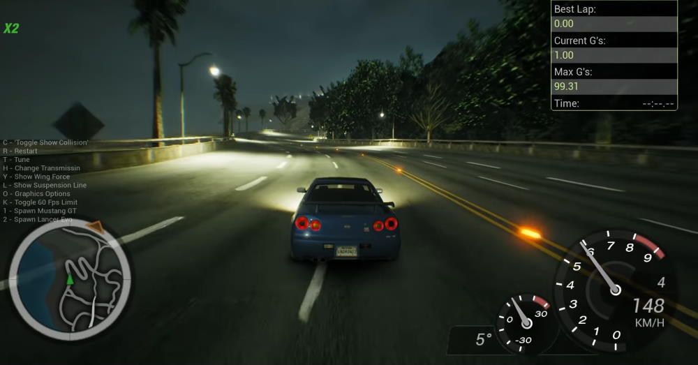 Need for Speed Underground 2 tem remake sendo feito na Unreal Engine 5