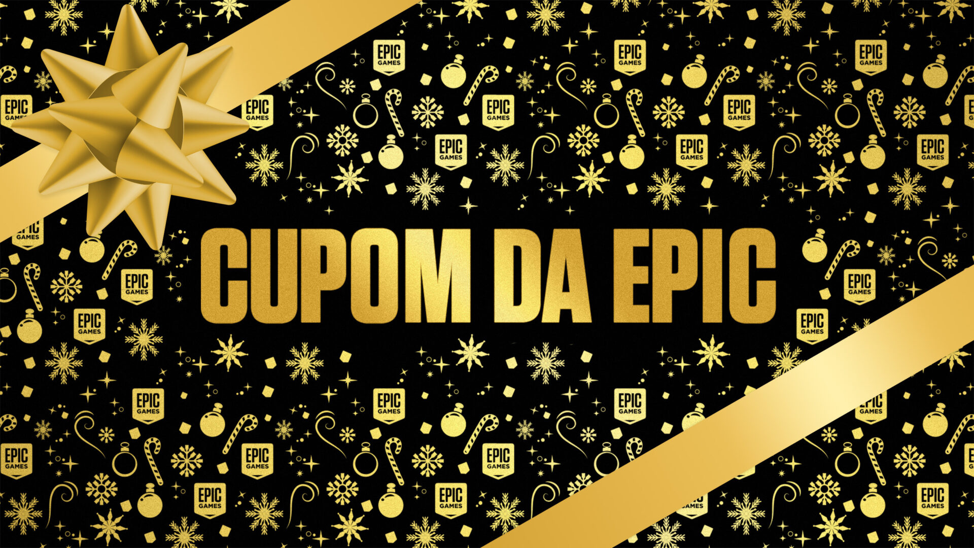 Imagem mostra banner de divulgação de cupom da Epic Games