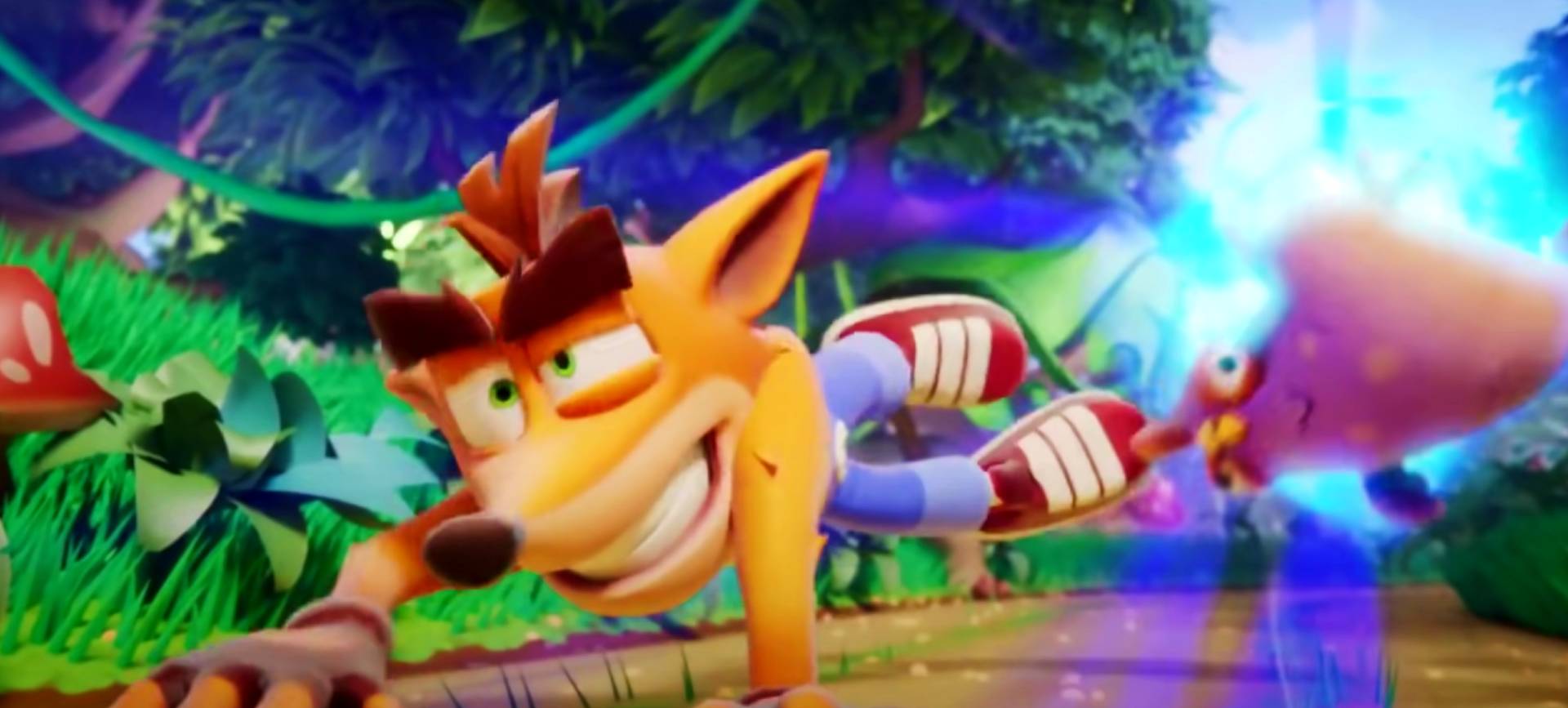 Imagem mostra o personagem Crash, do jogo Crash Bandicoot para dispositivos mobile