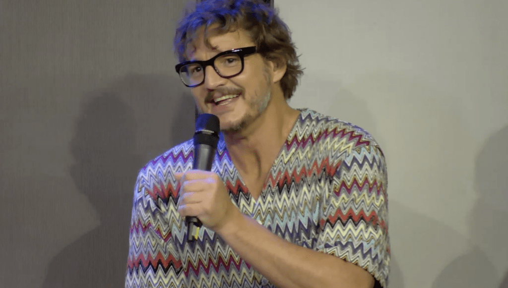 Pedro Pascal, durante coletiva de imprensa para divulgação da série The Last of Us