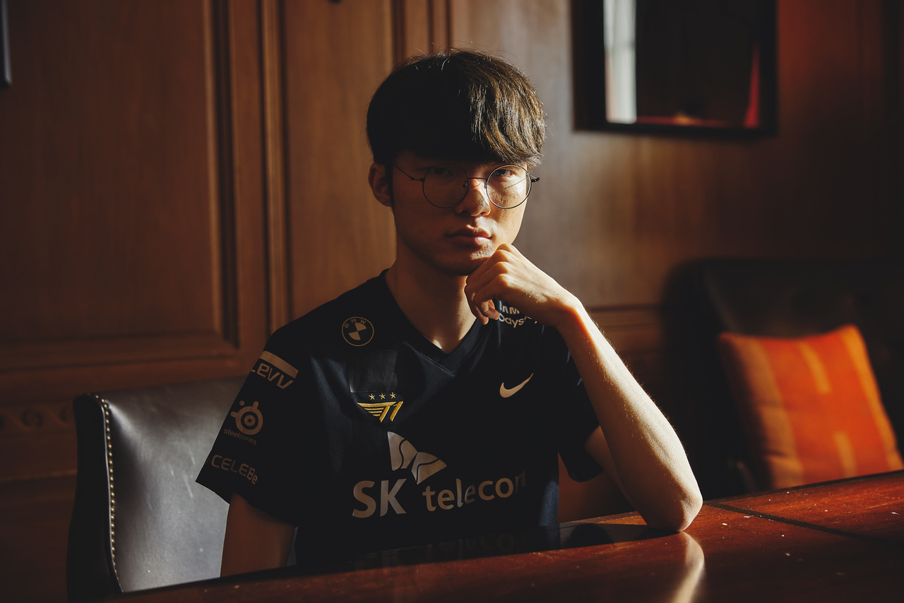 Faker, pro player de League of Legends