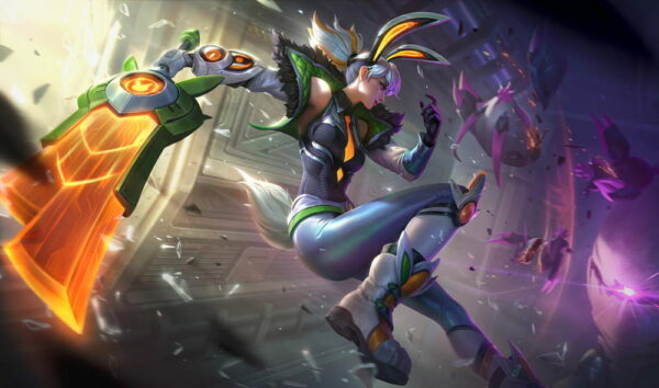 Riven Coelha de Batalha Prime - League of Legends