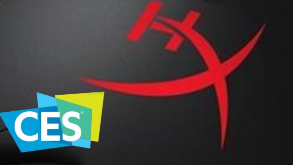 Imagem mostra logotipo da HyperX junto do logotipo da CES