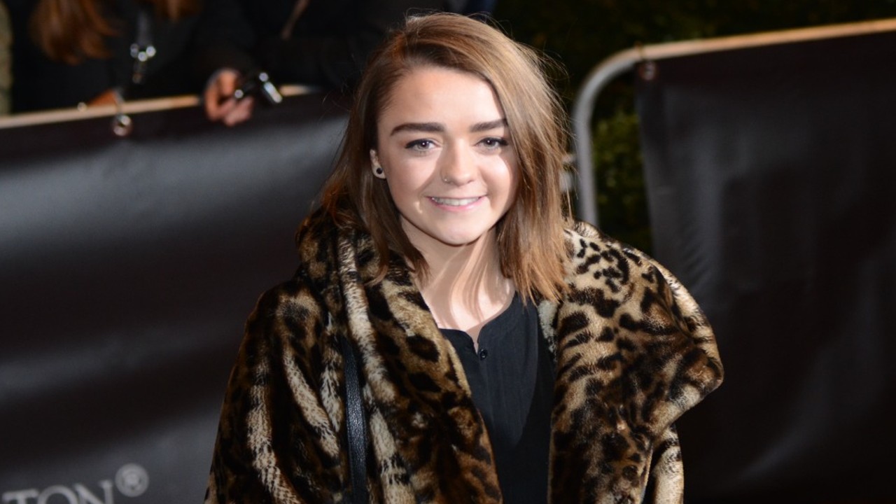 Imagem mostra a atriz Maisie Williams, de Game of Thrones