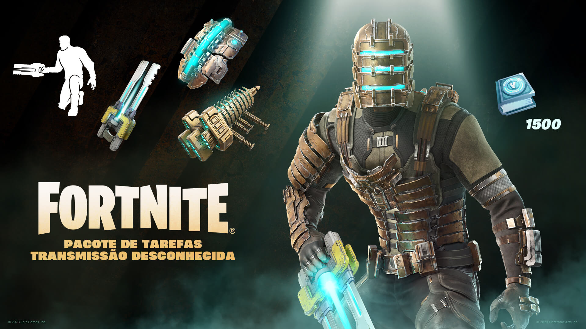 Banner mostra a entrada de Isaac Clarke, de Dead Space, em Fortnite