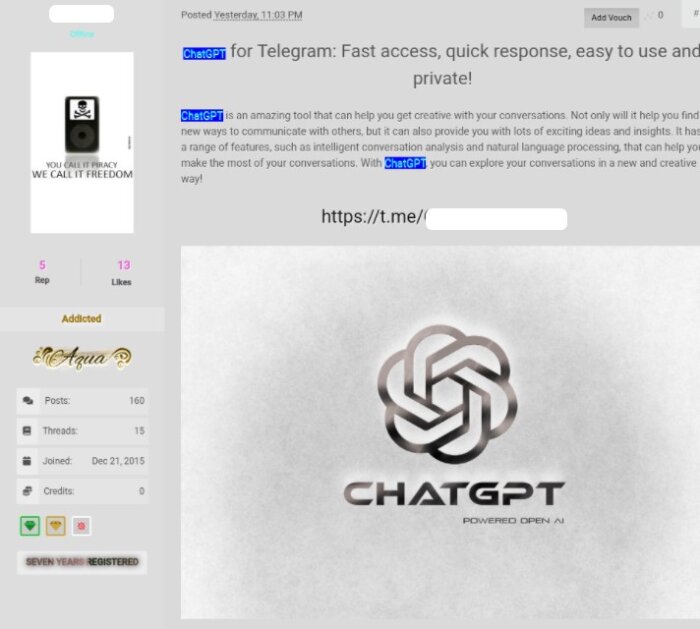 ChatGPT é usado para criar código malicioso