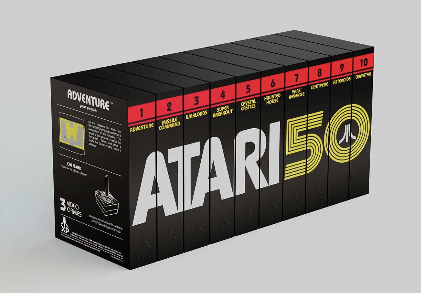 Atari lança caixa de aniversário de 50 anos com 10 jogos por 1.000 dólares