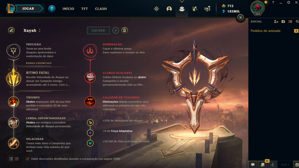 Xayah, campeão do League of Legends