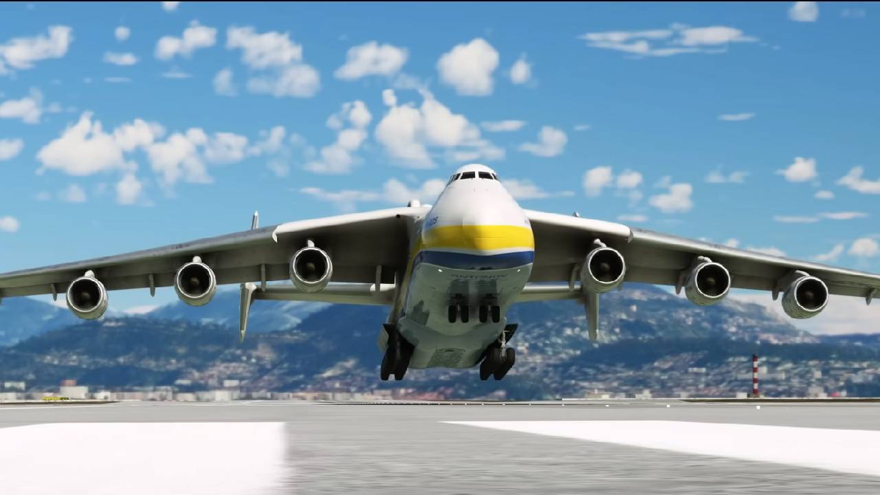 O maior avião já criado chegou ao ‘Flight Simulator’