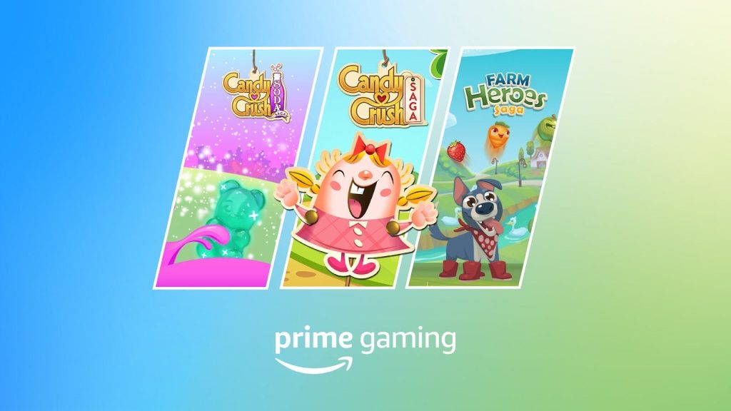 Conteúdos in-game de Candy Crush Saga estão no Prime Gaming de abril