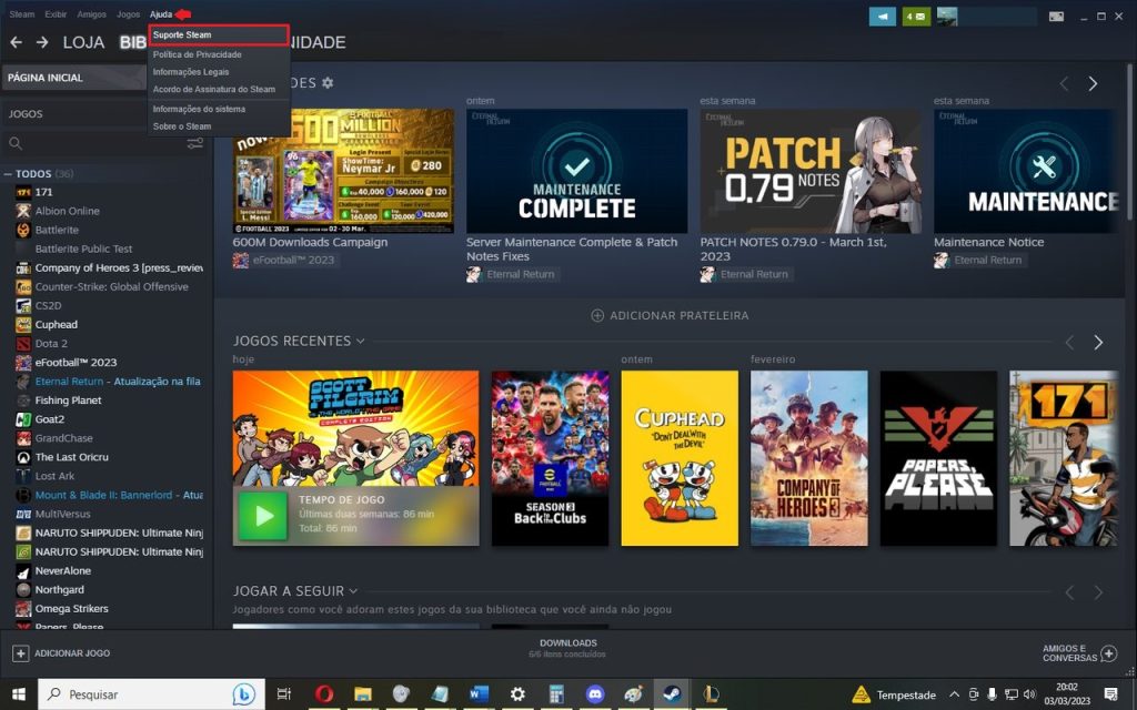 Como pedir reembolso na Steam 1