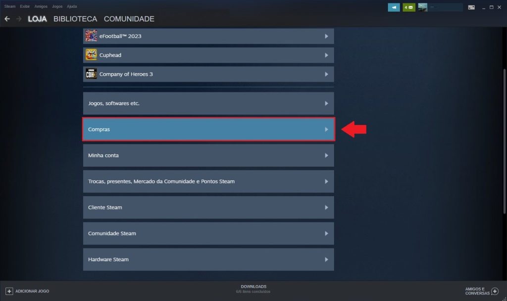 Como pedir reembolso na Steam 2