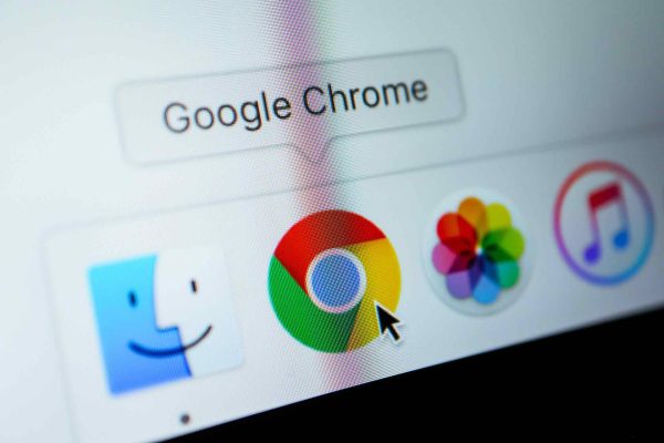 Chrome em um MacBook da Apple