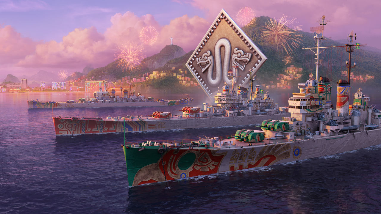 Novos cruzadores de World of Warships