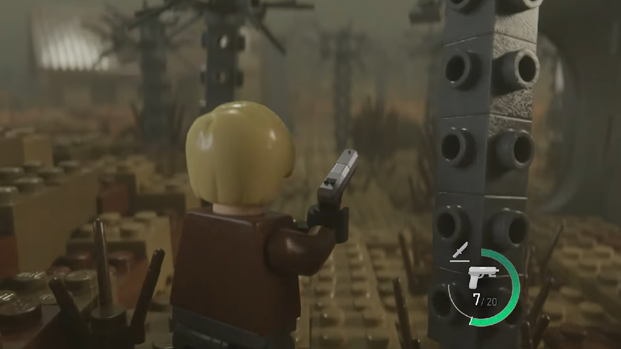 Sim, alguém recriou ‘Resident Evil 4’ em forma de LEGO