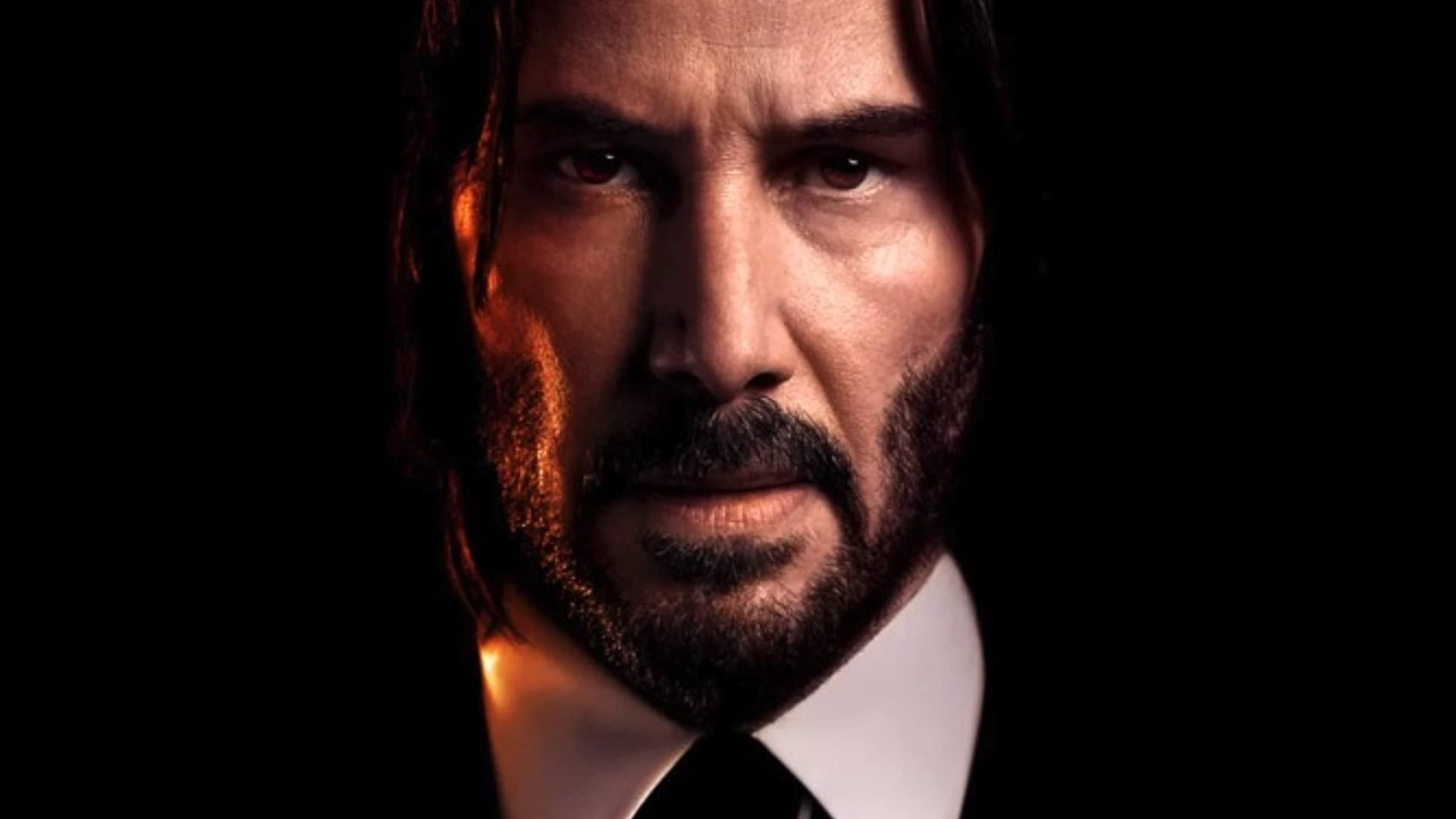 Imagem mostra o pôster do filme "John Wick 4: Baba Yaga", estrelado por Keanu Reeves