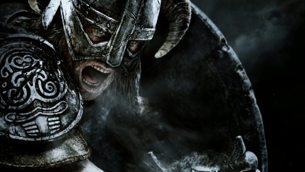 Imagem mostra arte conceitual de Elder Scrolls V: Skyrim