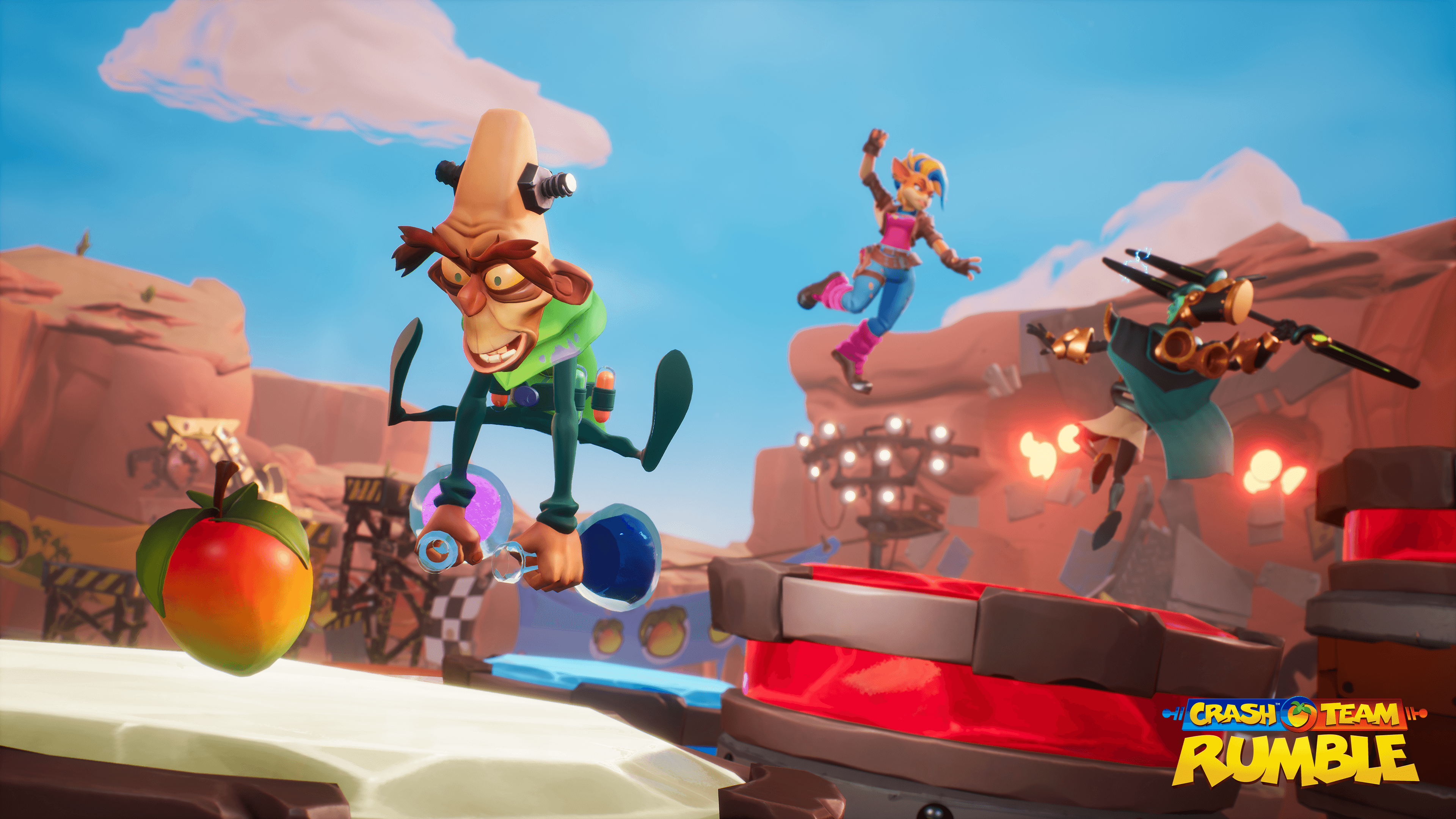 Imagem mostra cena do jogo Crash Team Rumble, da Activision