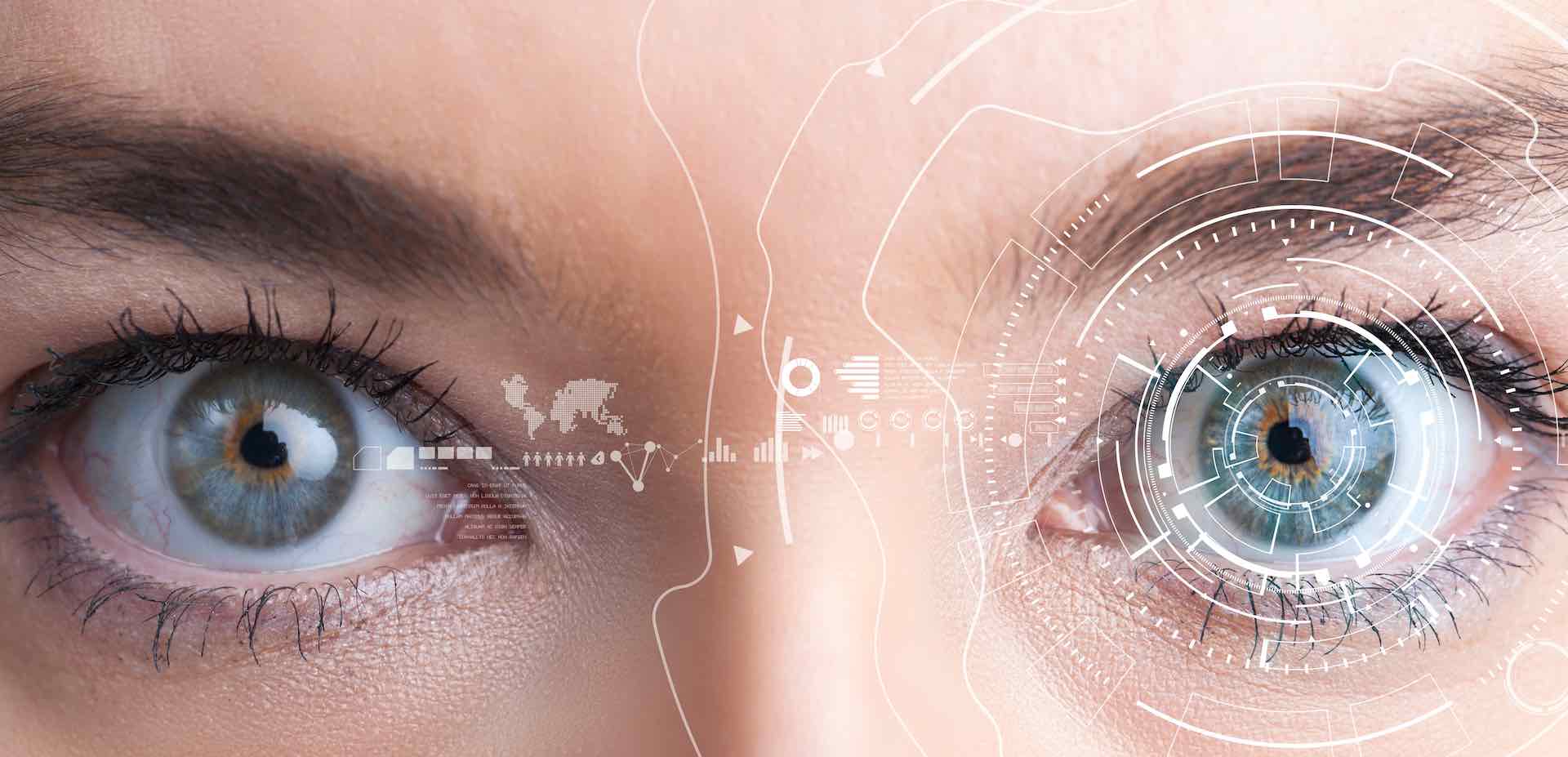 tecnologia de leitura da íris, biometria de autenticação