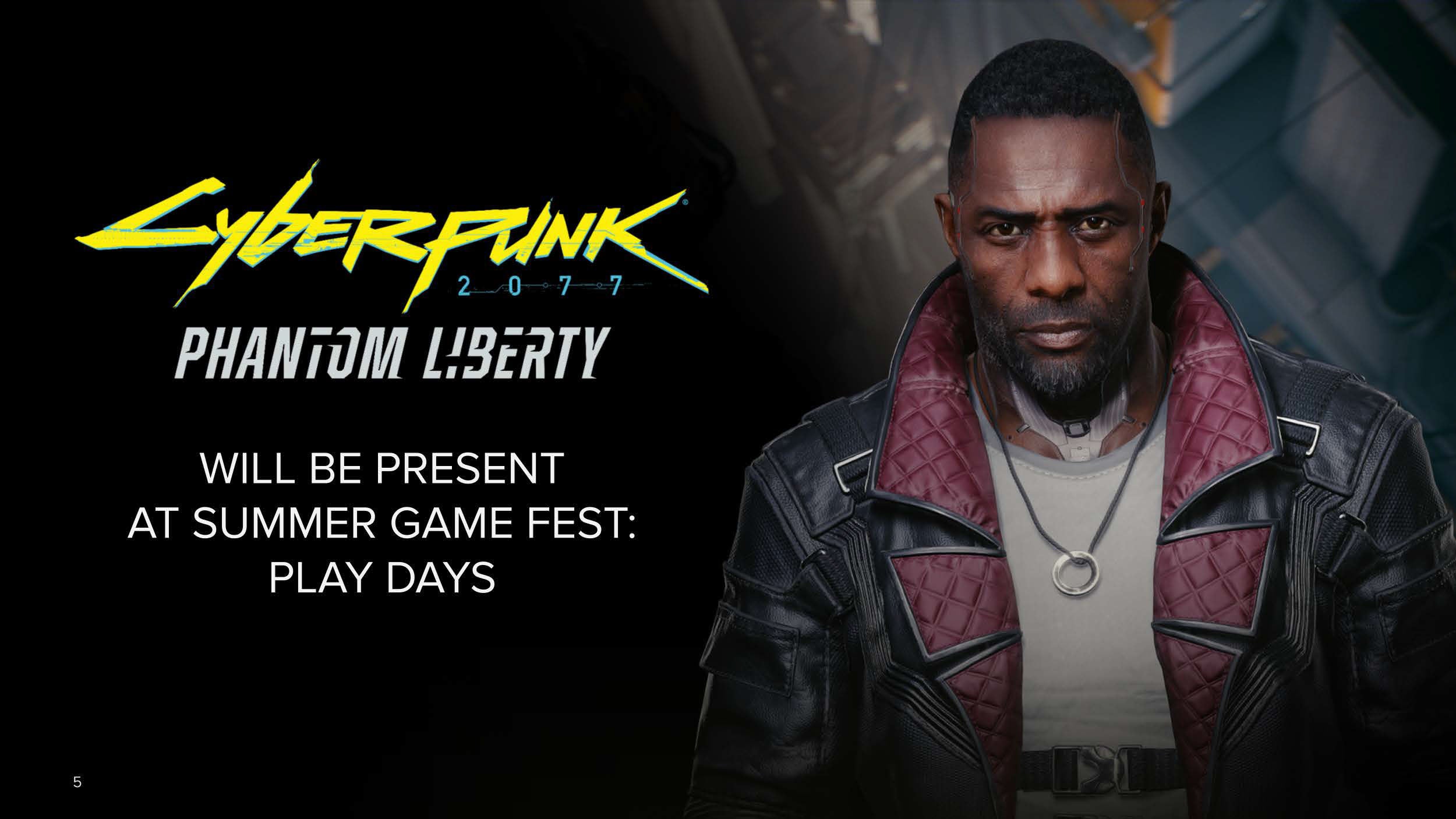 Cyberpunk 2077: Phantom Liberty estará no Summer Game Fest