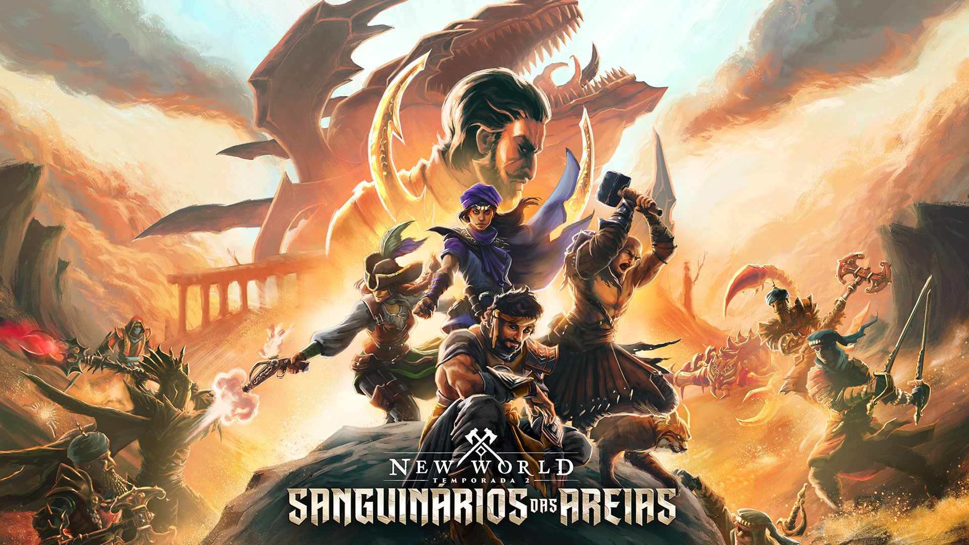 New World: Amazon Games anuncia anuncia 2ª temporada, intitulada Sanguinários das Areias