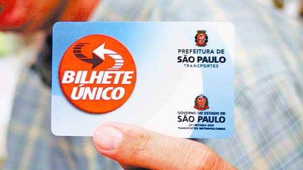 Imagem mostra o Bilhete Único atual