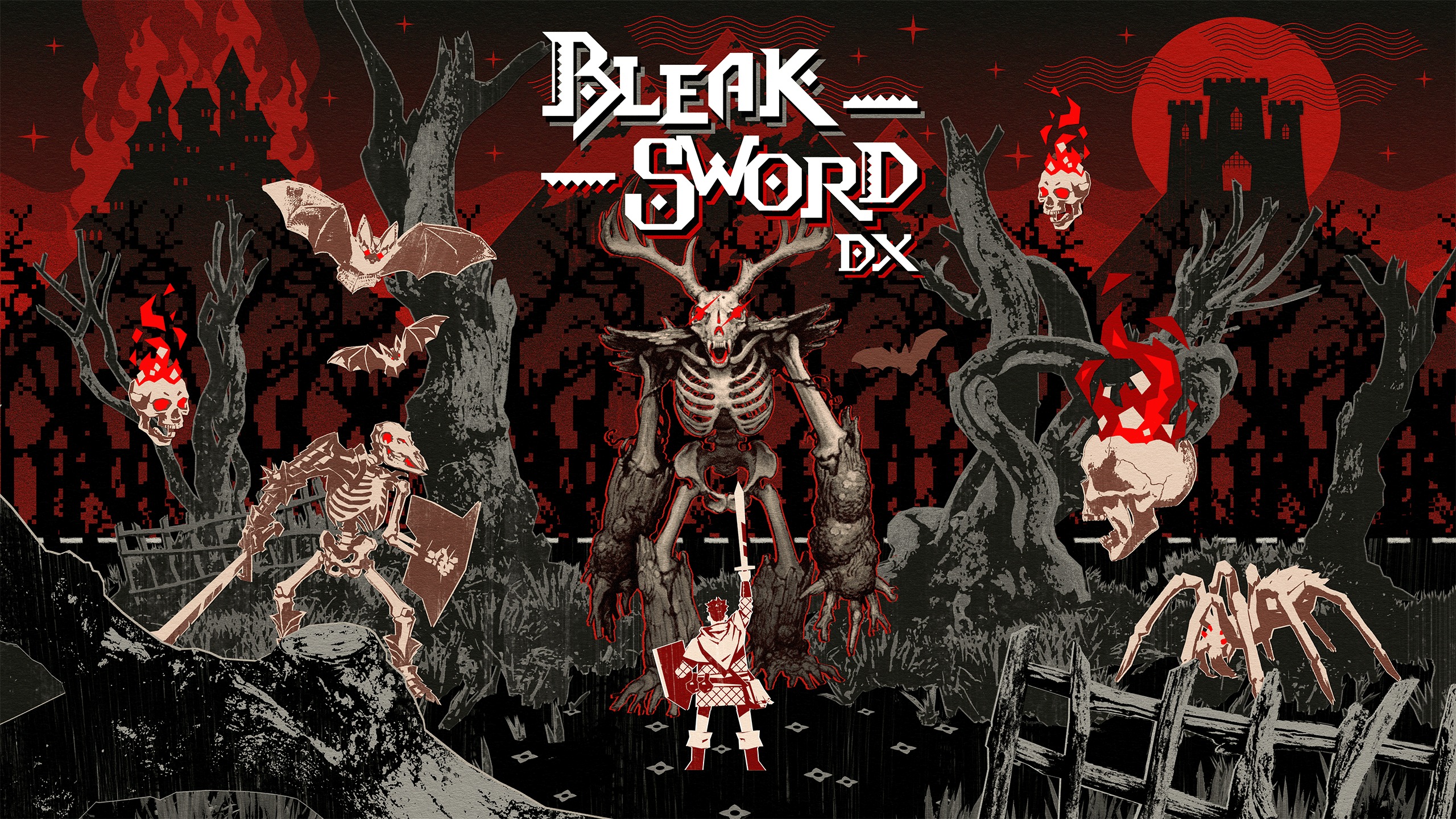 Bleak Sword DX, o ‘Elden Ring Lo-Fi’ da Devolver Digital, chega para PC e Switch