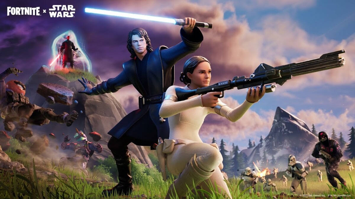 Fortnite celebra o May The 4th com personagens de Star Wars