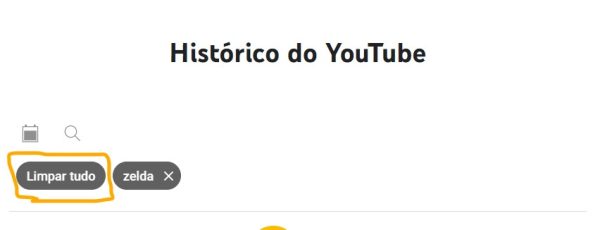 Passo a passo para apagar o histórico do YouTube